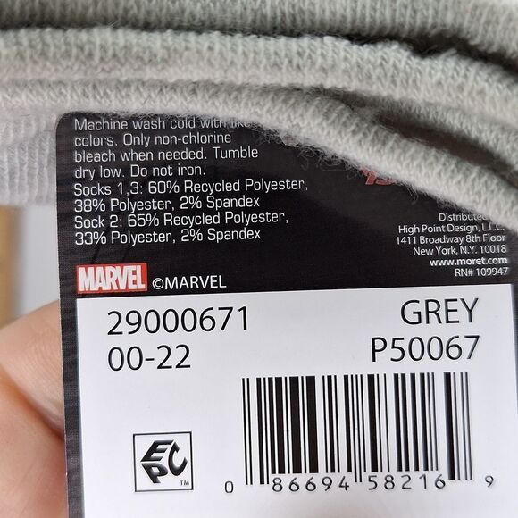 MARVEL Avengers socks CAPTAIN AMERICA ankle SOCKS - Picture 5 of 5